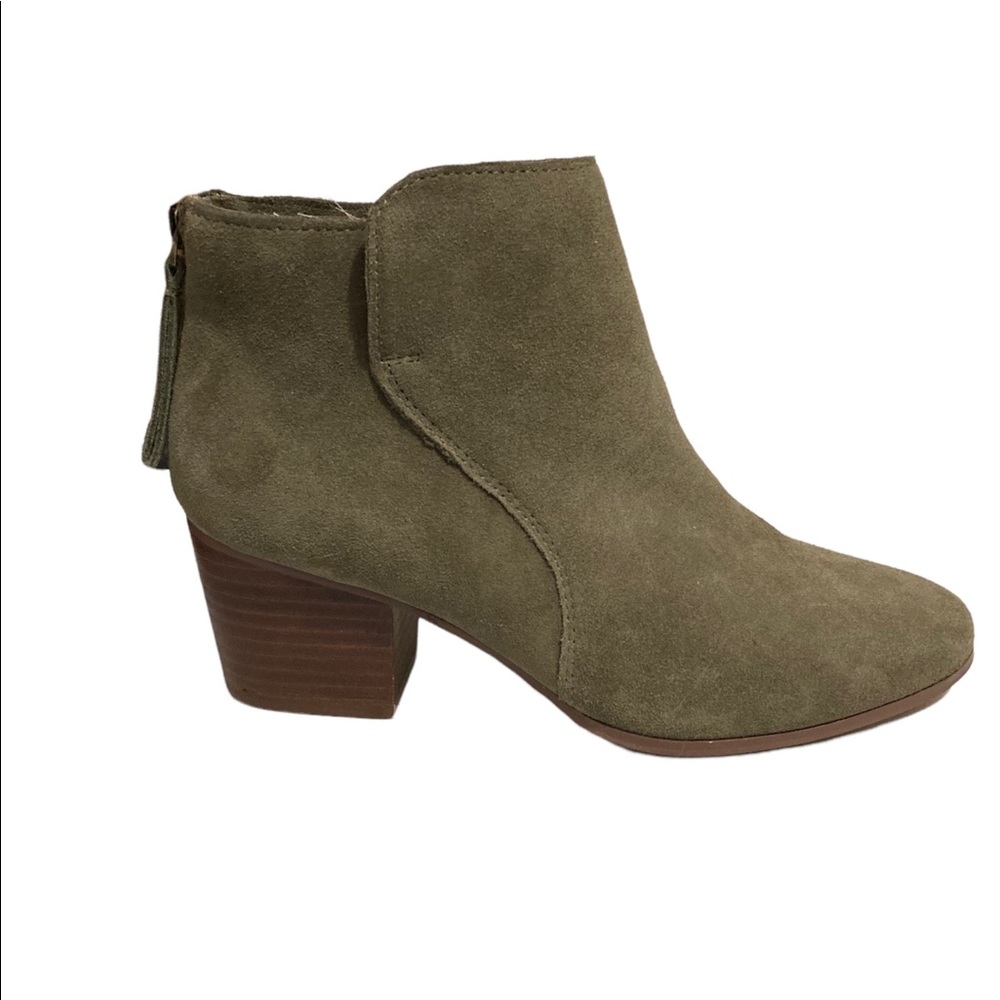 Sole society so-river leather side zip booties